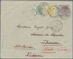 GA Hongkong - Ganzsachen: 1902, QV Stationery Envelope 5 C. Uprated QV 2 C., 5 C. Canc. "VICTORIA HONG - Entiers Postaux