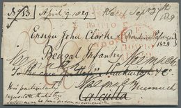 Br Indien - Vorphilatelie: 1828/29, Two Entire Letters From Mr Clarke At Fishbourne Near Chichester To - ...-1852 Vorphilatelie