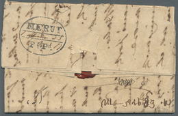 Br Indien - Vorphilatelie: 1833, Entire Letter From Merut To Captain J. Cartwright, Artillery, Dum Dum - ...-1852 Préphilatélie