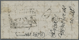 Br Indien: 1848. Stampless Envelope Written From Battala Dated 'Dec 28th 1848' Addressed To Calcutta En - Autres & Non Classés