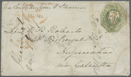 Br Indien: 1848. Envelope Addressed To The '4th Bengal Regiment, Nuserrabad' Bearing Great Britain SG 5 - Altri & Non Classificati