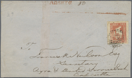 Br Indien: 1855 (27 Jun) Wrapper From Berhampore To Calcutta Franked By 1a. Dull Red, Die I, Stone A, W - Andere & Zonder Classificatie