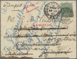 Br Indien - Besonderheiten: 1898. Envelope Written From Calcutta Addressed To ‘S.R. Tenbroert, Apprenti - Other & Unclassified