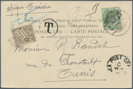 Br Indien - Besonderheiten: 1903. Picture Post Card Of 'Sivaganga Tank, Chidambaram' Addressed To Tunis - Autres & Non Classés