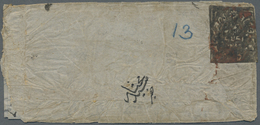 Br Indien - Feudalstaaten: JAMMU & KASHMIR, 1867, Domestic Letter Franked With 1/2 Anna Black Tied By R - Sonstige & Ohne Zuordnung