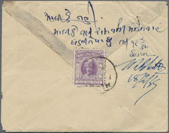 Br Indien - Feudalstaaten: MORVI 1935: Two Registered Covers (+ Contents) From Morvi City Franked On Ba - Sonstige & Ohne Zuordnung