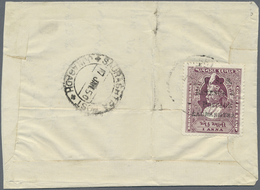 Br Indien - Feudalstaaten: SORUTH 1949 1a. Court Fee Stamp Of Bhavnagar State Optd. "SAURASHTRA" And "U - Sonstige & Ohne Zuordnung