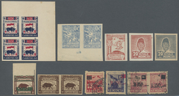 (*)/O/ Indonesien - Vorläufer: 1943/48, The Assembly Of Better Early Materials, Inc. 20 S. Blue/red Proof C - Indonesia