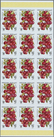 ** Irak: 1980. Fruits. Set Of 5 Values In IMPERFORATE Part Sheets Of 15. The Set Is Gummed, In Issued C - Irak