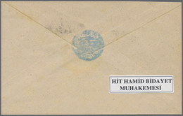 Brfst Irak - Stempel: 1900 Ca., Cover Reverse Only Tied By All Arabic "HIT HAMID BIDAYET MUHAKEMESI" Court - Irak