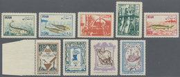 ** Iran: 1954, Fishing Industry And Forestry, Two Issues, Unmounted Mint. Mi. 300,- €. - Iran