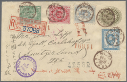 GA Japan: 1877/88, Koban Small Size Envelope 2 S. Uprated Old Koban 10 S. And UPU-Koban Complete Set Ea - Andere & Zonder Classificatie