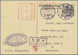 GA Japanische Besetzung  WK II - NL-Indien / Navy-District / Dutch East Indies: Ceram Civil Administrat - Indonesien