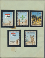 (*) Jemen: 1964, Scouts Five Different HANDPAINTED ESSAYS In Not Realised Designs And Different Denomina - Yemen