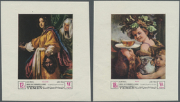 ** Jemen - Königreich: 1968, UNESCO Campaign To Save Florentine Works Of Art Complete Set Of Paintings - Yemen