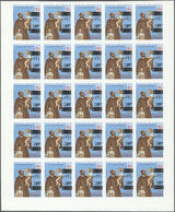 ** Jemen - Königreich: 1968, Martin Luther King With Two Children 20b. With DOUBLE OVERPRINT '24 B' And - Jemen