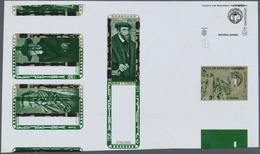 **/* Kuwait: 1970, National Guard Set On Printer's Die Proofs Sheet Dated 15.5.1970, Se-tenant With Fujei - Kuwait