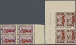 ** Libanon: 1926, Airmails, 2pi. To 10pi., Complete Set Of Four Values With Inverted Overprint, Each As - Libano