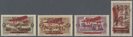 **/* Libanon: 1928, Airmails, Red "Republique Libanaise/Plane" Surcharge On Green "AVION" Overprints, Com - Libanon