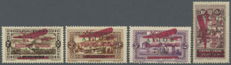 * Libanon: 1928, Airmails With Red "Republique Libanaise" Overprints, 2pi., 3pi., 5pi. And 10pi., Four - Libanon