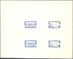 (*) Libanon: 1943, 2nd Anniversary Of Independence, Combined Proof Sheet In Ultramarine On Bristol, Show - Libanon