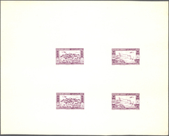 (*) Libanon: 1943, 2nd Anniversary Of Independence, Combined Proof Sheet In Purple On Bristol, Showing F - Lebanon