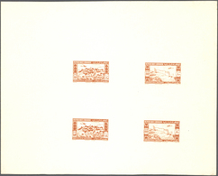 (*) Libanon: 1943, 2nd Anniversary Of Independence, Combined Proof Sheet In Yellow-brown On Bristol, Sho - Libanon