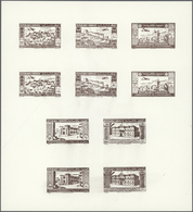 Libanon: 1944. Série De 5 épreuves Collectives. Avec Valeur Faciale. (Yv Pa 85/90) - Lebanon