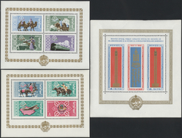 ** Mongolei: 1961, The Rare Souvenir Sheets Nr. 1 To 6, All Mint NH, Undervalued In New Michel With 480 - Mongolië