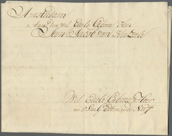 Br Niederländisch-Indien: 1753, Very Early Letter Dated "Batavia Den 2. November 1753" Sent To Amsterda - Indes Néerlandaises