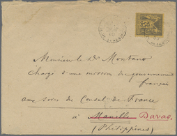 Br Philippinen: 1880. Envelope Addressed To The French Scientific Mission In Manila, Philippines Bearin - Philippines