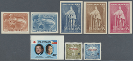 (*)/ Philippinen: 1952/80 (ca.), Lot Imperfs (fishery Council, PANAPEX) Or Part Perf (Nakasone Visit) Unu - Filippine