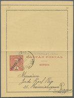 GA Portugiesisch-Indien: 1912/13, Letter Card Reply ("RESPOSTA") 1 T. Canc. "NOVA GOA 22 MAR 12"; And L - India Portoghese