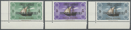 ** Ras Al Khaima: 1965, "FRANKLIN D. ROOSEVELT" Overprints, Complete Set With Double Overprint, Unmount - Ra's Al-Chaima