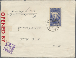 Br Aden: 1942. Envelope Addressed To London Bearing Yemen Yvert 13, 6b Violet-blue Tied By Sanaa Date S - Yémen