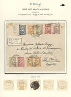 Br Saudi-Arabien - Nedschd: 1927, Registered Cover Bearing Nine Stamps "Tughra Of King Abdul" Issue On - Saudi-Arabien