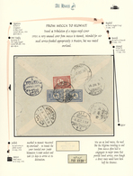 Saudi-Arabien - Nedschd: 1931, "Tughra Of King Abdul" Issues 1/2 Pia. Red And Two 1 3/4 Pia. Grey Bl - Saoedi-Arabië