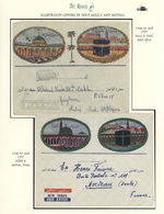 Br Saudi-Arabien: 1948-58, Two Pilgrim Envelopes "AL-HAJJ" With Decorative Imprints Postally Used From - Arabie Saoudite