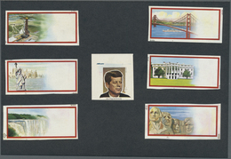 (*) Schardscha / Sharjah: 1972, John F. KENNEDY Complete Set Of Six In Imperforate PROOFS With Missing K - Schardscha