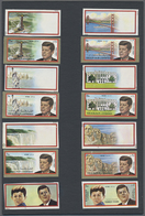 (*) Schardscha / Sharjah: 1972, John F. KENNEDY Two Complete Sets Of Six Imperforate PROOFS With White M - Sharjah