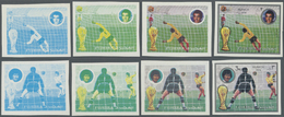 ** Schardscha / Sharjah: 1973, Football World Championship '74, 10dh., 30dh. To 3r., Eight Values With - Schardscha