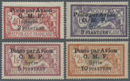 * Syrien: 1922, Airmails, "Poste Par Avion" Overprints, Complete Set Of Four Values, Mint O.g. With Hi - Syrië
