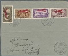 Syrien: 1926, Flight Cover "ARNOUS - DAMASCUS - BEIRUT", Dated 2/July 1926, Franked With Air Mail Se - Syria