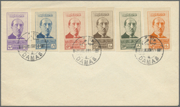 Br Syrien: 1945, President Shukri Al-Quwatli, 4pi. To 200pi., Complete Set Of 13 IMPERFORATE Values On - Syria