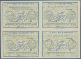 GA Thailand: Design "Rome" 1906 International Reply Coupon As Block Of Four Siam (native Characters - S - Thaïlande