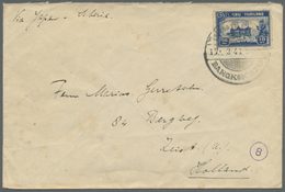 Br Thailand: 1941. Censored Envelope To Holland Bearing SG 289, 15s Blue Tied By Bilingual Bangkok G.P. - Thailand