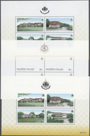 ** Thailand: 1999. Progressive Proof (11 Phases Inclusive Original) For The Souvenir Sheet Of The Set " - Thailand