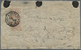 Br Tibet: 1933, 2 T. Red, Two Inland Registered Covers With Corner Margin Pairs: Vertical Right Corner - Asia (Other)