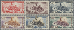 ** Vietnam-Süd (1951-1975): 1955, One Year Of Arrival Of Evacuate Compl. Set Mint Never Hinged, Mi. € 1 - Viêt-Nam