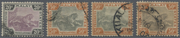 O Malaiischer Staatenbund: 1901, Tiger Definitives With Wmk. Crown CA Complete Set Of 22 Stamps Incl. - Federated Malay States